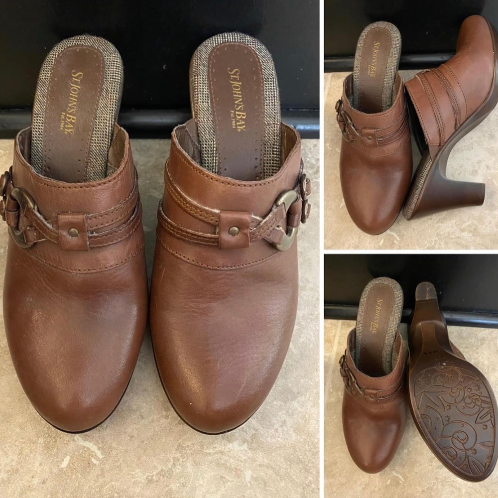 St. John’s bay - clogs -brown - size 9.5
